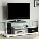 Egaleo Black/White 55" TV Console - Star USA Furniture Inc