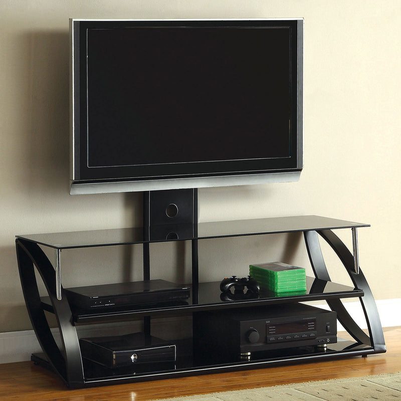 Adella Black 54" TV Console - Star USA Furniture Inc