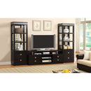 TOLLAND Black 66" TV Console + 2 Pier Cabinets - Star USA Furniture Inc