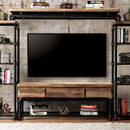 Kebbyll Antique Black/Natural Tone 60" TV Stand - Star USA Furniture Inc