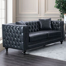 Sabini Dark Gray Love Seat - Star USA Furniture Inc