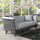 Cailin Light Gray/Gray Love Seat - Star USA Furniture Inc