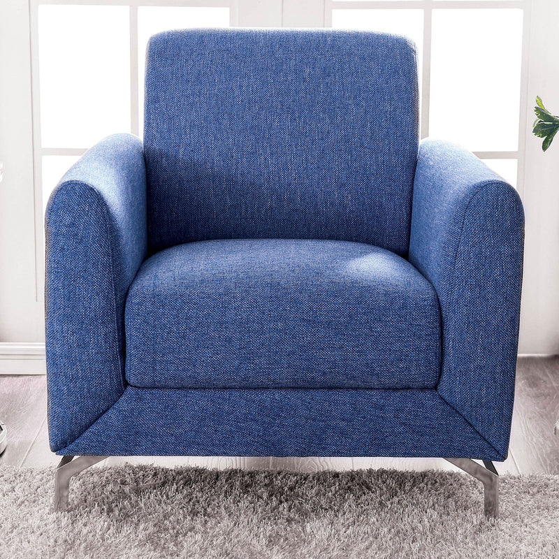 Lauritz Blue Chair - Star USA Furniture Inc