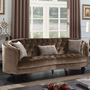 Manuela Brown Sofa, Brown - Star USA Furniture Inc