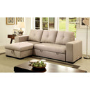 DENTON Ivory Sectional, Ivory - Star USA Furniture Inc