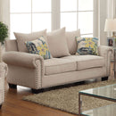SKYLER Beige Love Seat - Star USA Furniture Inc