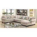 SKYLER Beige Sectional - Star USA Furniture Inc