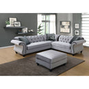 JOLANDA II Gray Sectional, Gray - Star USA Furniture Inc