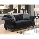 JOLANDA I Black Love Seat - Star USA Furniture Inc