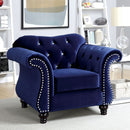 JOLANDA Blue Chair - Star USA Furniture Inc