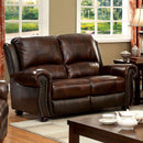 TURTON Brown Love Seat - Star USA Furniture Inc