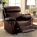 MYRTLE Brown Recliner - Star USA Furniture Inc