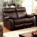 MYRTLE Brown Love Seat - Star USA Furniture Inc
