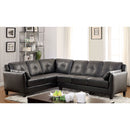 PEEVER Black Sectional, Black (K/D) - Star USA Furniture Inc