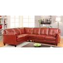 PEEVER Mahogany Red Sectional, Mahogany Red (K/D) - Star USA Furniture Inc