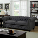 STANFORD Gray Sofa, Gray - Star USA Furniture Inc