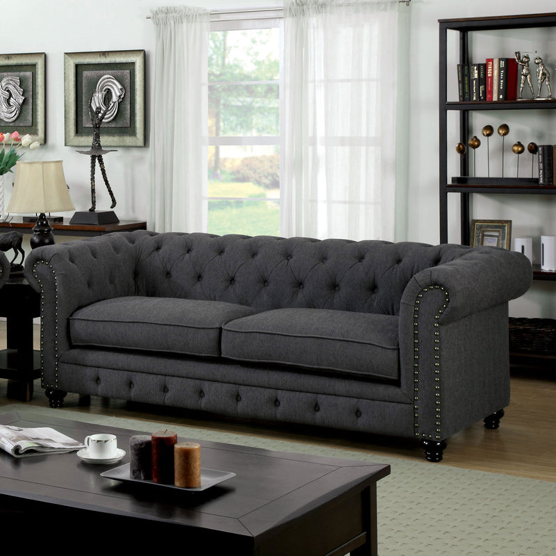 STANFORD Gray Sofa, Gray