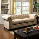 STANFORD Ivory Sofa, Ivory - Star USA Furniture Inc