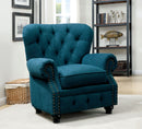 STANFORD Dark Teal Chair, Dark Teal - Star USA Furniture Inc