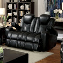 ZAURAK Dark Gray Love Seat w/ 2 Recliners - Star USA Furniture Inc