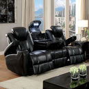 ZAURAK Dark Gray Sofa w/ 2 Recliners - Star USA Furniture Inc