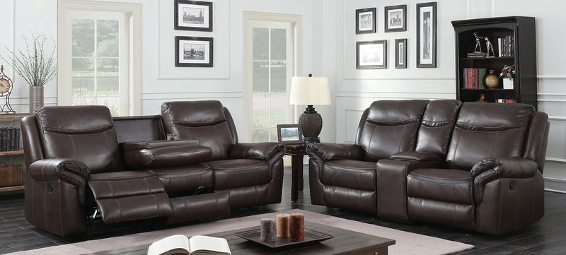 Chenai Brown Sofa + Love Seat - Star USA Furniture Inc