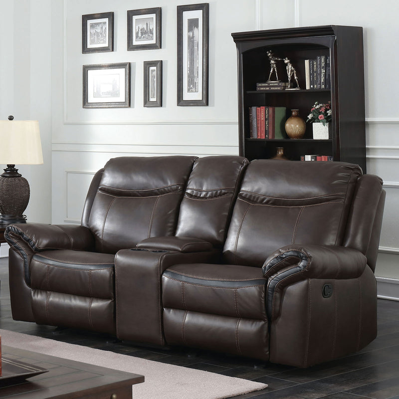 Chenai Brown Love Seat - Star USA Furniture Inc