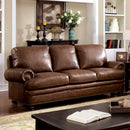 RHEINHARDT Brown Sofa, Brown - Star USA Furniture Inc