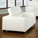 Makri White Chair, White - Star USA Furniture Inc