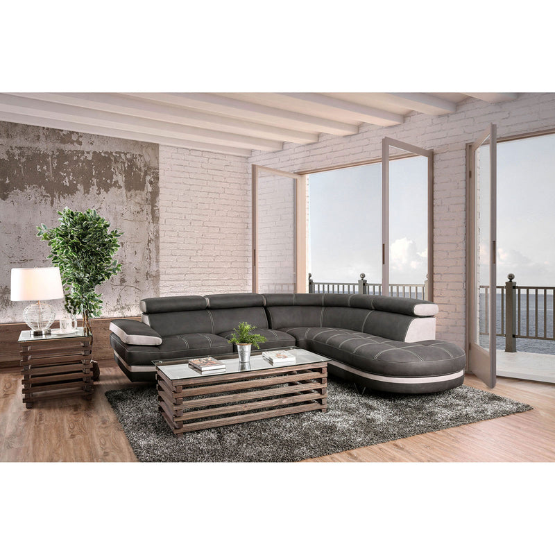Picard Graphite/Beige Sectional
