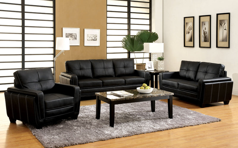 Blacksburg Black Sofa + Love Seat