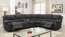 Monique Graphite Sectional w/ Console & Opt. Chair - Star USA Furniture Inc