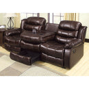 Berkshire Rustic Brown Sofa + Console Table - Star USA Furniture Inc