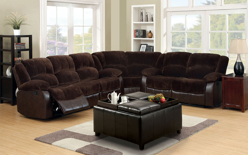 Winchester Brown Sofa + Love Seat + Corner Chair - Star USA Furniture Inc