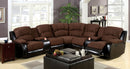 Wolcott Brown Sectional - Star USA Furniture Inc