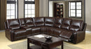 Keystone Brown Sectional - Star USA Furniture Inc
