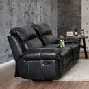 Montserrat Black Love Seat - Star USA Furniture Inc