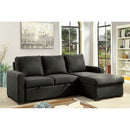 Arabella Dark Gray Sectional - Star USA Furniture Inc