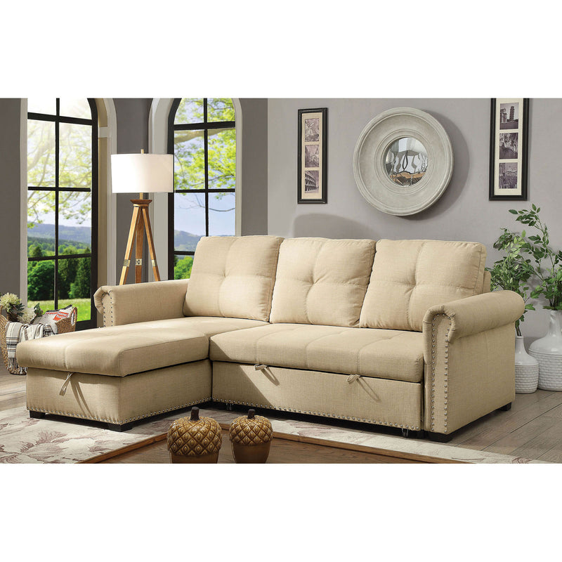 Carter Beige Sectional - Star USA Furniture Inc