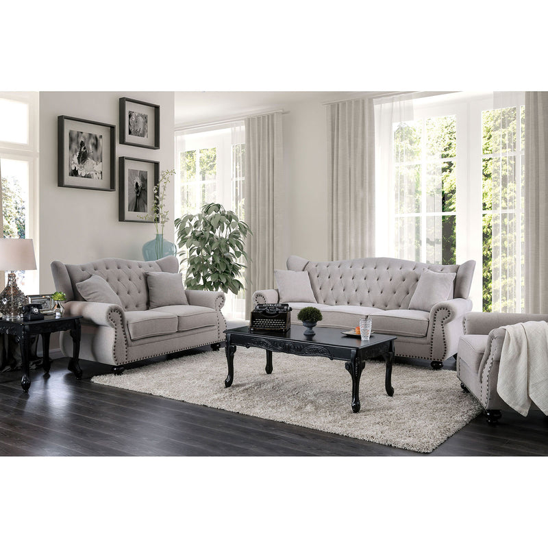 Ewloe Gray Sofa + Love Seat - Star USA Furniture Inc