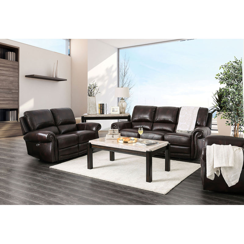 Edmore Brown Sofa + Love Seat - Star USA Furniture Inc