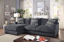 Kaylee Gray L-Shaped Sectional - Star USA Furniture Inc