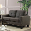 Attwell Gray Love Seat - Star USA Furniture Inc