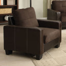 Laverne Chocolate/Espresso Chair, Chocolate - Star USA Furniture Inc