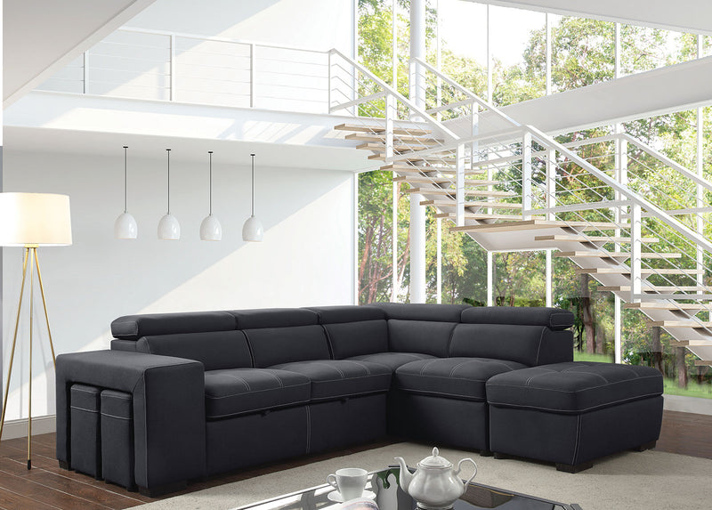 Athene Graphite Sectional