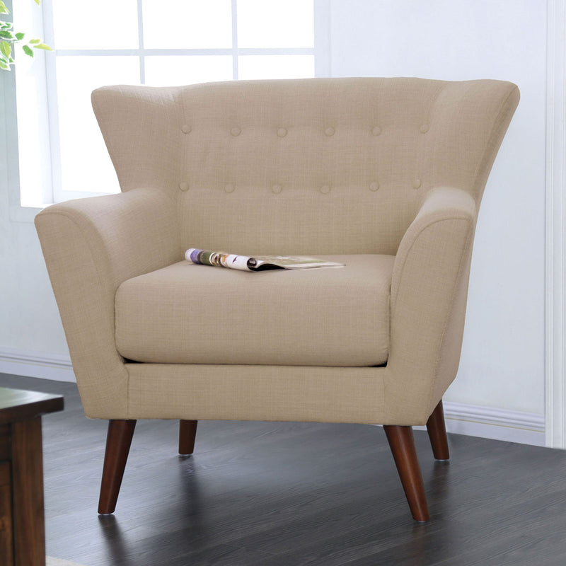 Brecker Beige Chair - Star USA Furniture Inc