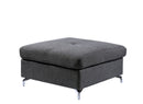 Lizzie Gray Sectional + Ottoman - Star USA Furniture Inc