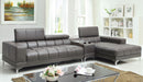 Bourdet II Gray Sectional + Speaker Console - Star USA Furniture Inc