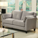 YSABEL Warm Gray Love Seat, Warm Gray (K/D) - Star USA Furniture Inc