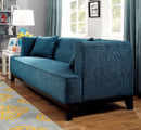 SOFIA Dark Teal Love Seat, Dark Teal - Star USA Furniture Inc